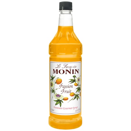 MONIN Monin Passion Fruit Syrup 1 Liter Bottle, PK4 M-FR035F